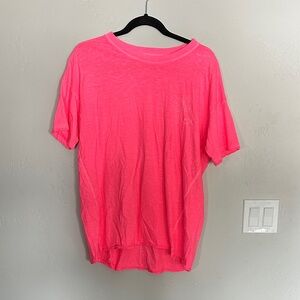 Aerie Neon Pink Short Sleeve Tee